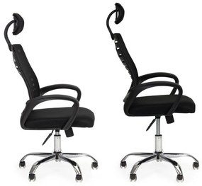 KANCELÁRSKA STOLIČKA KENZO ČIERNA