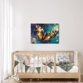 Obraz - Motýľ, olejomaľba (70x50 cm)