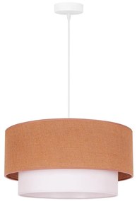 Duolla - Luster na lanku BOHO 1xE27/40W/230V pr. 45 cm béžová/biela