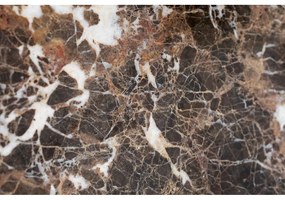 Hnedý mramorový konferenčný stolík 90x90 cm Brooksville - Rowico