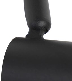 Moderný koľajnicový systém s 5 reflektormi 1-fázový čierny - Jeany