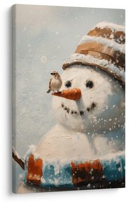 Obraz vianočná rozprávka so snehuliakom