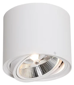 Inteligentný stropný reflektor biely otočný a naklápací vrátane Wifi GU10 111mm - Rondoo Up