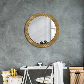 Okrúhle ozdobné zrkadlo Deco vintage fi 70 cm