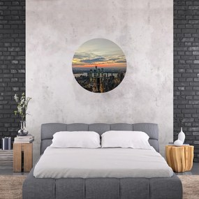 120x120cm New York - textilná nálepka na stenu Veľkosť: 60 cm