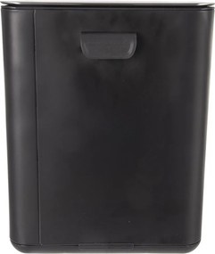 Čierny pedálový odpadkový kôš z nehrdzavejúcej ocele 20 l Black – Orion