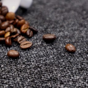 Condor Carpets, Metrážny koberec Classica 87, záťažový, na mieru, šíře 4m,5m, šedá, ab (mriežka), chodba / predsieň