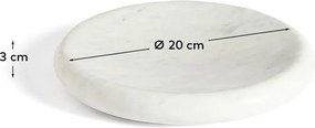 Mramorová dekoratívna tácka ø 20 cm Obena – Kave Home