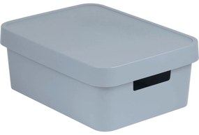 Curver Úložný box INFINITY 11l s vekom šedý