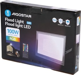 Aigostar - stmievateľný RGB LED reflektor LED/100W/230V IP65 + DO