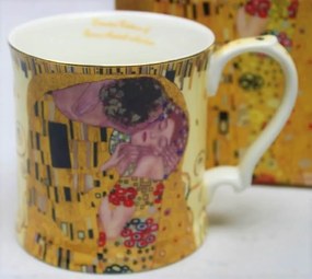 Hrnček 350 ml Gustav Klimt Kiss The Kiss, Queen Isabell, 22522