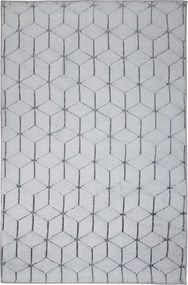 Koberec Rabbit 3D Carving GREY/WHITE 2 rozmery koberec: 80x140 cm