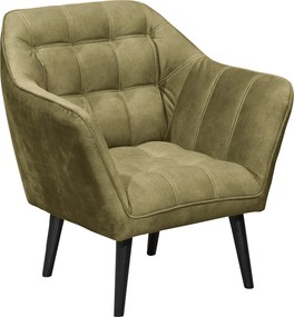 XXXLutz KOKTAILOVÉ KRESLO, textil, kompozitné drevo, olivovozelená MID.YOU - Kreslá - 002220053006