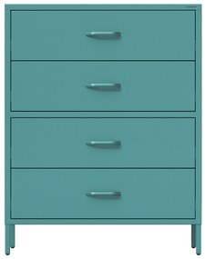 Komoda CARLA, 800 x 1015 x 400 mm, Modern: morská farba