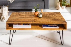 Dizajnový konferenčný stolík Felix 100 cm, mango