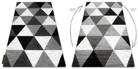 Koberec ALTER Rino trojuholníky,sivý