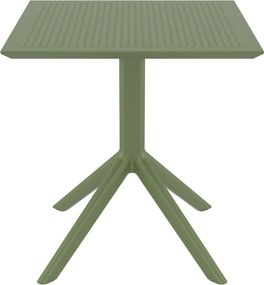 SKY 70 záhradný stôl olive green