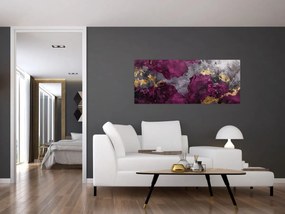 Obraz - Textúrovanie abstrakcie (120x50 cm)