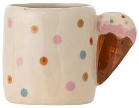 Béžový keramický detský hrnček 255 ml Creamy – Bloomingville Mini