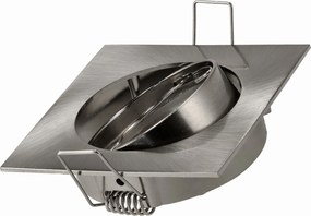 BERGE Halogénové pohyblivé svietidlo štvorcové chróm matný