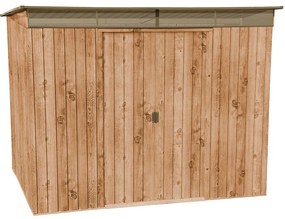 Kovový záhradný domček 1843x2635x2018 hnedý