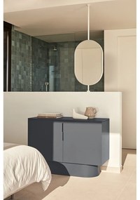 Antracitová skrinka 110x80 cm Totem – Teulat