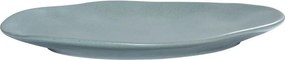 Mělký kameninový talíř Mare Teal 27 cm modrý