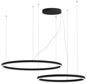 LED2 3274653DT CIRCLE SET 2 P-Z závesné svietidlo čierne stmievateľné