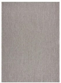 Koberec Sizal Floorlux 20580 jednofarebný - strieborný / čierny