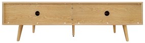 TV stolík v dekore duba v prírodnej farbe 178x50x40 cm Rove – Woodman