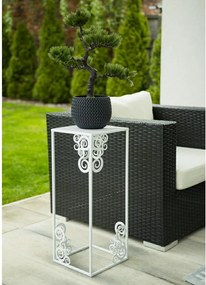 STOJAN NA KVETINÁČ FRAME 80X24X24 CM BIELA