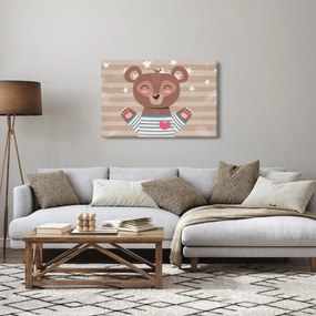 Obraz - Milujúci medvedík (90x60 cm)