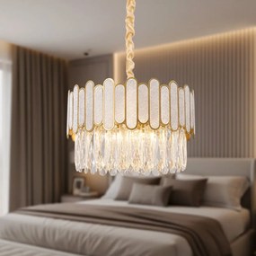 Toolight Toolight, stropné svietidlo 40cm, 6xE14, APP1746-4CP, zlatá, OSW-04045