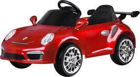 JOKOMISIADA Elektrické autíčko na batériu Porsche RUF CTR3 červené + diaľkové ovládanie PA0327