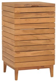 vidaXL Kôš na bielizeň 40x40x70 cm masívne teakové drevo