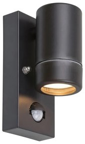 Rabalux 8834 - Vonkajšie nástenné svietidlo so senzorom MEDINA 1xGU10/10W/230V