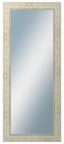 DANTIK - Zrkadlo v rámu, rozmer s rámom 50x120 cm z lišty PRAHA biela (2930)
