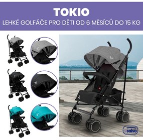 Asalvo TOKIO golfový kočík 6m-15kg black