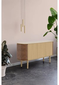 LED závesné svietidlo s dreveným tienidlom ø 3 cm Chimes – UMAGE