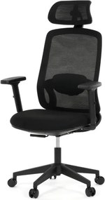 Kancelárska stolička čierna KA-S2176 BK