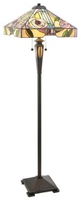 Endon 64383 - Stojacia lampa Tiffany WILLIOW 2xE27/60W/230V pr. 42,5 cm