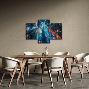 Obraz - Veľkomesto, olejomaľba (90x60 cm)