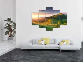 Obraz - Letná krajina (150x105 cm)
