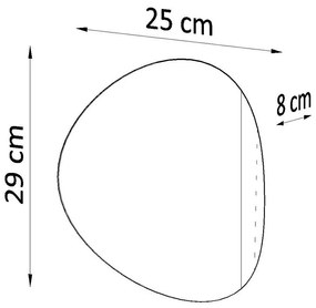 Čierne nástenné svietidlo Sollux Junker