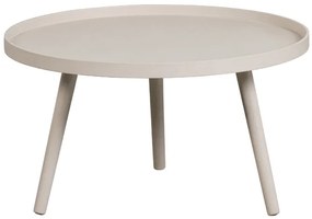 Mesa L príručný stolík béžový o60