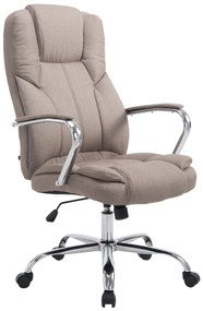Design-Shop Kancelárska XXL stolička Xanthy látka - Sivo-hnedá (Taupe)