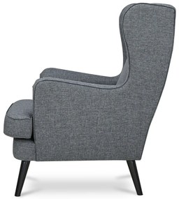 Kreslo s područkami GREY2, sivá