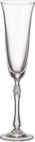 BOHEMIA PARUS GLASS POHÁR NA ŠAMPANSKÉ 190ML SADA 6 KS
