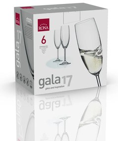 RONA 6x Pohár na šampanské GALA 175ml