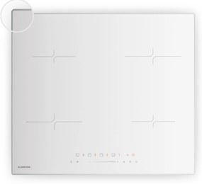 Klarstein Velaire indukčná varná doska, elegantná, minimalistická, výkonná, 4 varné zóny, 7000 W, 60 cm